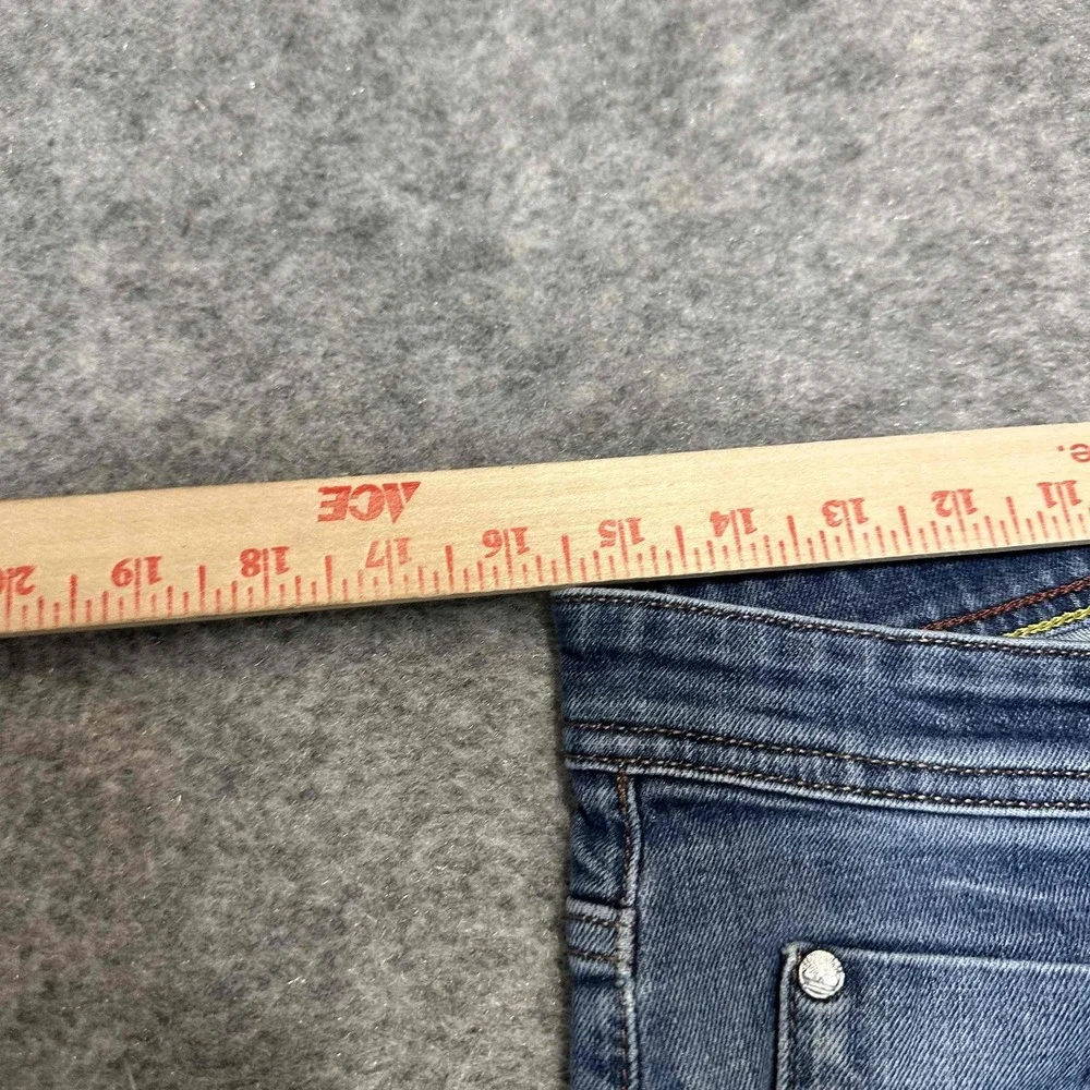 Timberland Straight Jeans‎ Men's Size 32x32 Blue Med Wash Distressed Denim